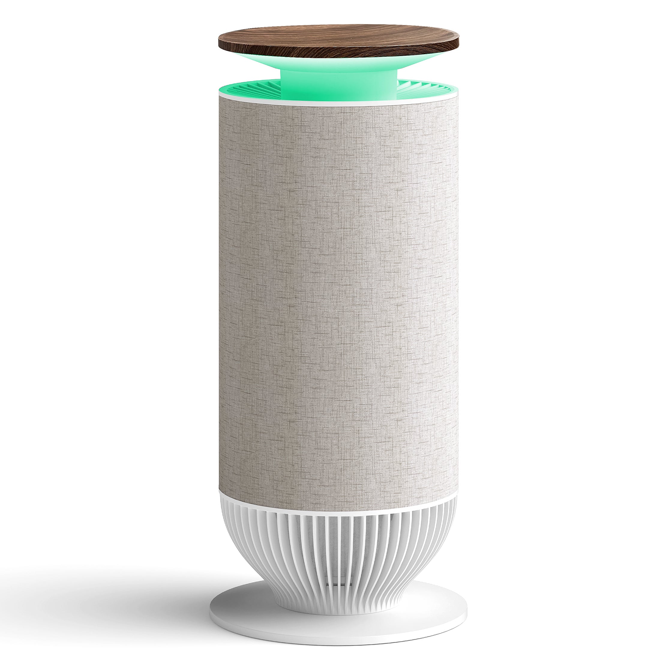 Flamemore HEPA Air Purifier for Home Large Room, Dual H11 and H13 HEPA Filtration, Air Cleaner with 360° Air Intake, WiFi PM2.5 Monitor, 275 CFM CADR, Magnetic Easy-Access Cover, Gray