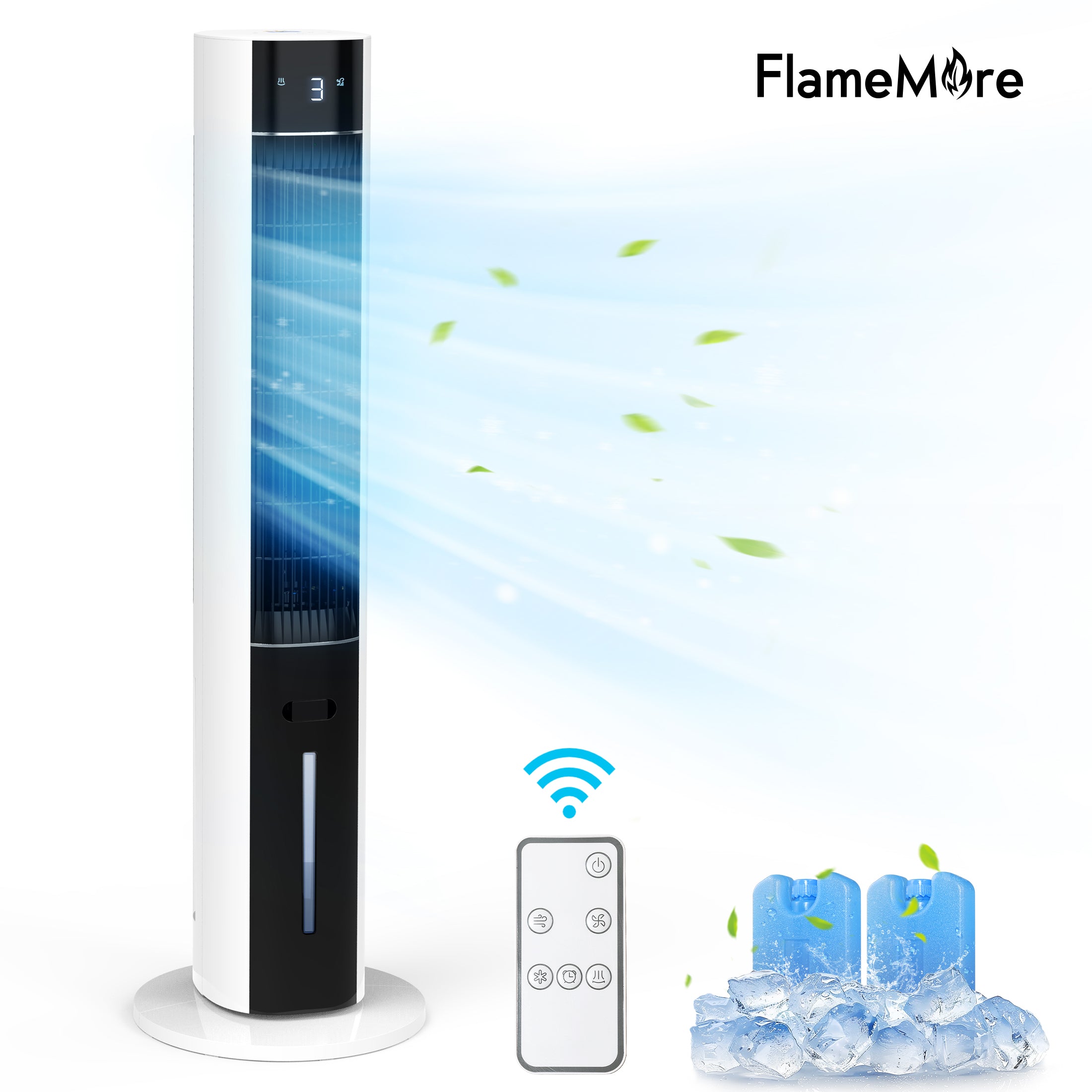 Flamemore Bladeless Tower Fan #EAF-02 (CE0194)