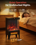 Flamemore Three-Sided Glass Fireplace #EAE-05 (CE0221)