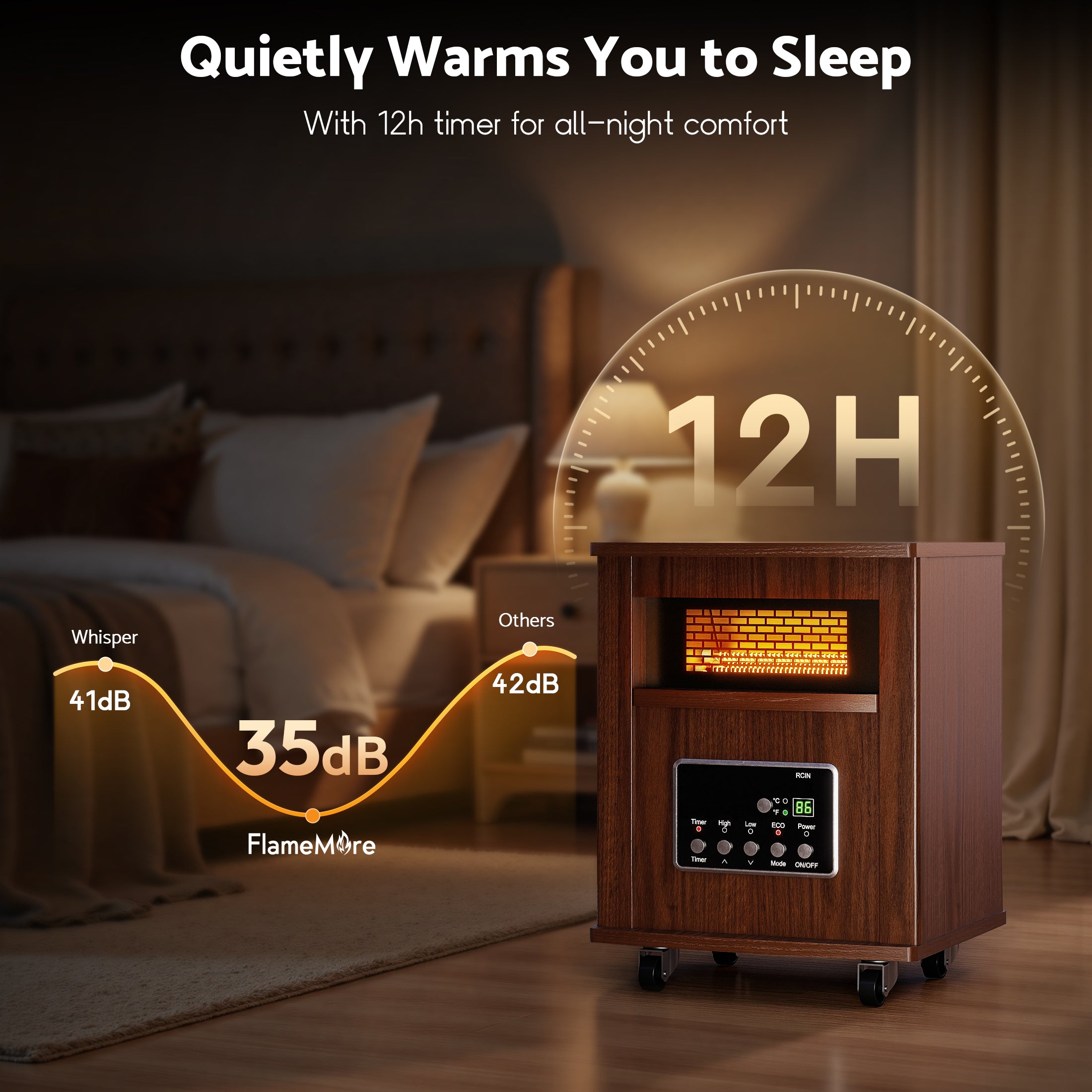 FlameMore Infrared Space Heaters #EAE-02