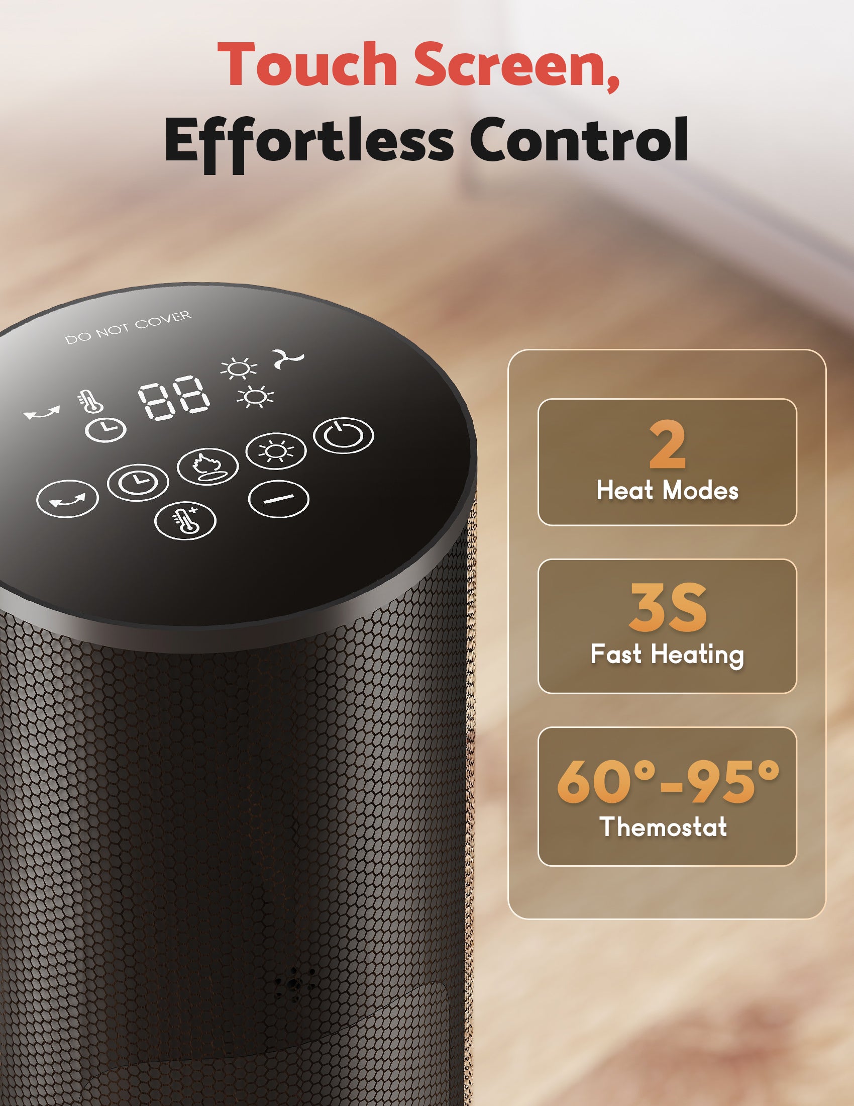 Flamemore Tower Heater with Cone Flame #EAE-03 (CE0234)