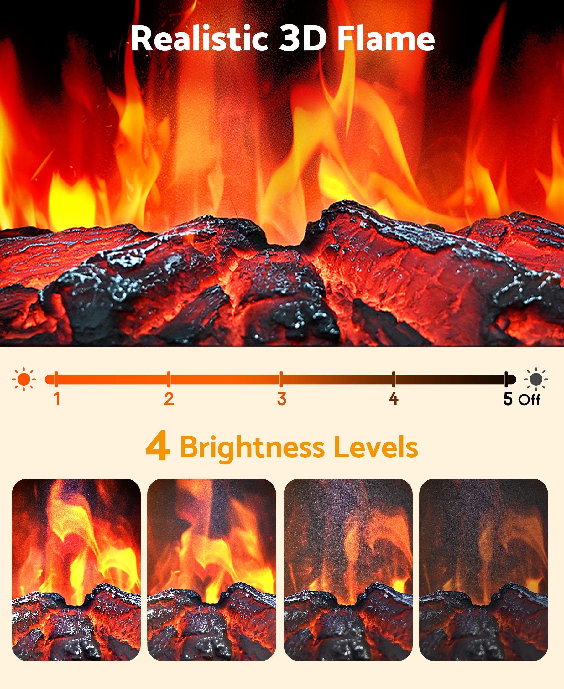 Flamemore Fireplace with Single-Door #EAE-05 (CE0220)