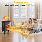 Flamemore Fireplace with Dual Doors #EAE-05 (CE0236)