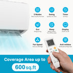 FlameMore 12000 BTU Mini Split AC #OAS-01_12K-115V