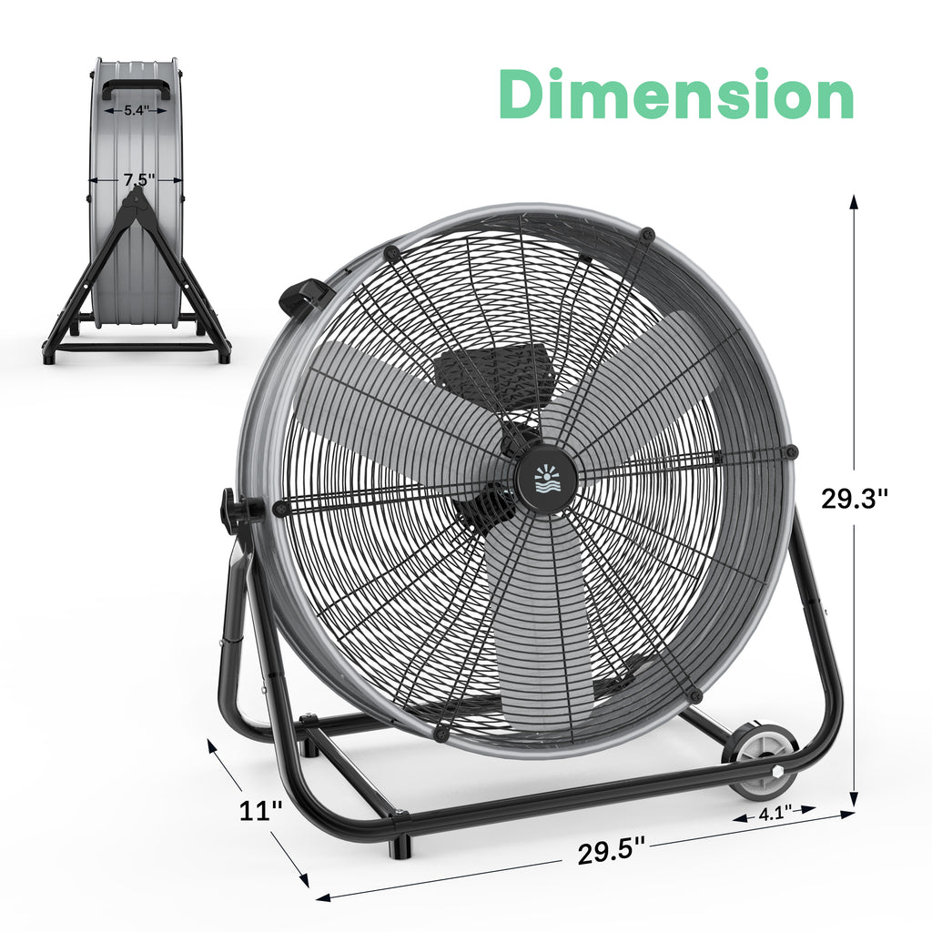 Flamemore 24" Industrial Drum Fan #MAE-01 (CE0192)