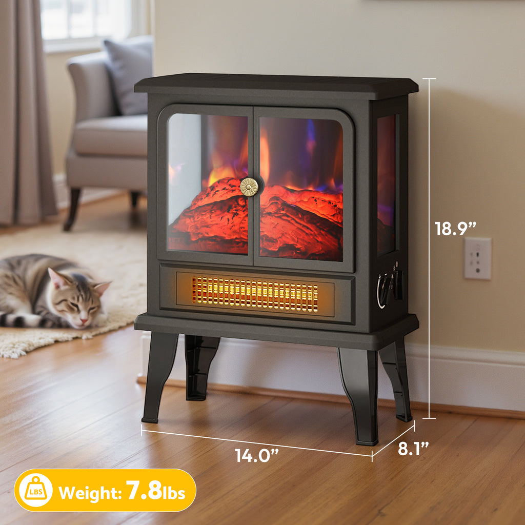 Flamemore Fireplace with Dual Doors #EAE-05 (CE0236)