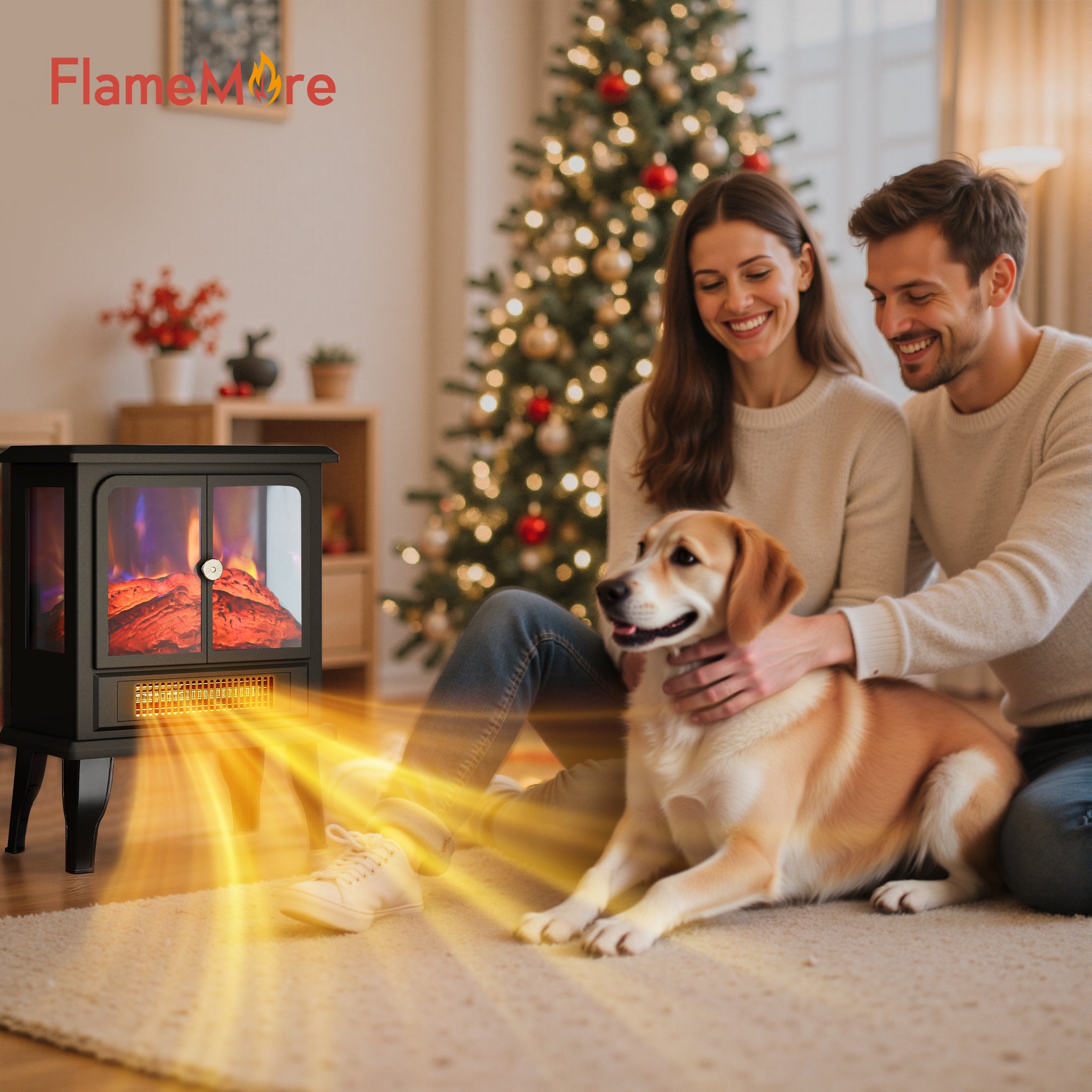 Flamemore Fireplace with Dual Doors #EAE-05 (CE0236)